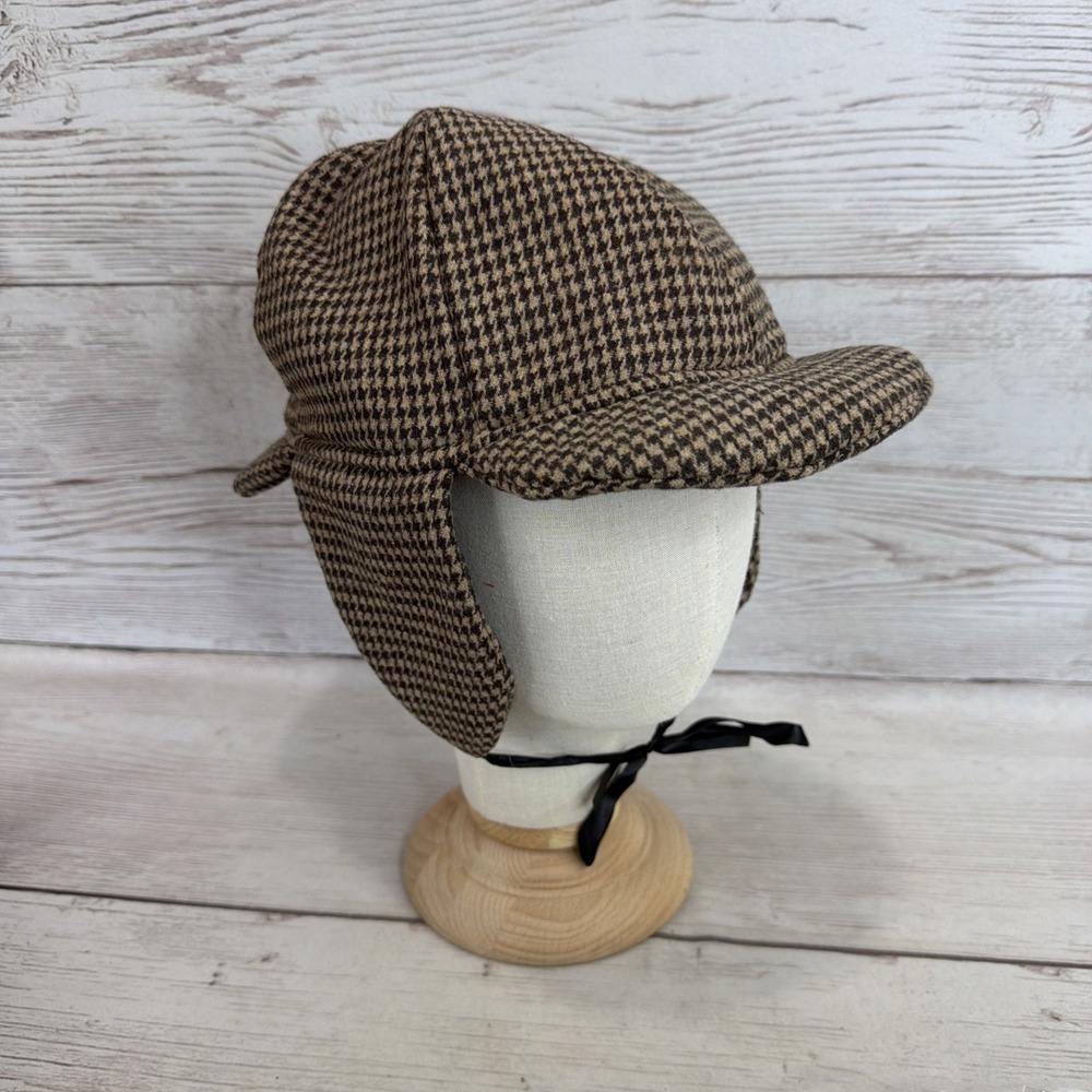 Inspector Sherlock Holmes Hat Deerstalker Hunting Cap Halloween Costume Adult